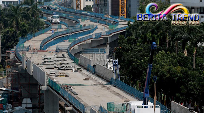 Jakarta Mulai Memasang Rel MRT