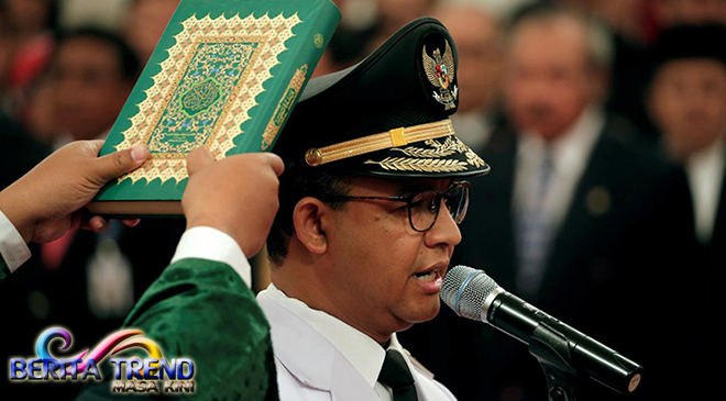 Sumpah dan Janji Anies untuk Jakarta Hingga Jabatan Berakhir