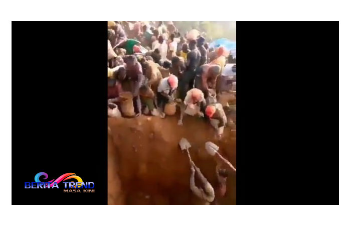 Viral Video Gunung Penuh Emas Diserbu Penambang